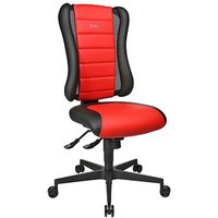 Topstar Gaming Stuhl Sitness RS, SR100 DA01 Kunstleder rot, Gestell schwarz von Topstar