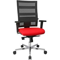 Topstar Bürostuhl Sitness X-Pander Plus, SI959WGT310 Stoff rot, Gestell alu von Topstar