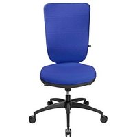 Topstar Bürostuhl Soft Pro 100, NN400 T38 Stoff blau, Gestell schwarz von Topstar