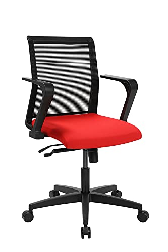 Topstar Bürostuhl Smart Point inkl. Armlehnen rot/schwarz von TOPSTAR