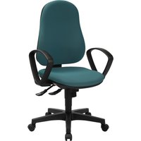 Topstar Stuhl »Support SY« - 60x80x38cm - petrol - Polyester / Kunststoff / Holz Topstar Stuhl »Support SY« - 60x80x38cm - petrol - Polyester / Kunststoff / Holz von Topstar