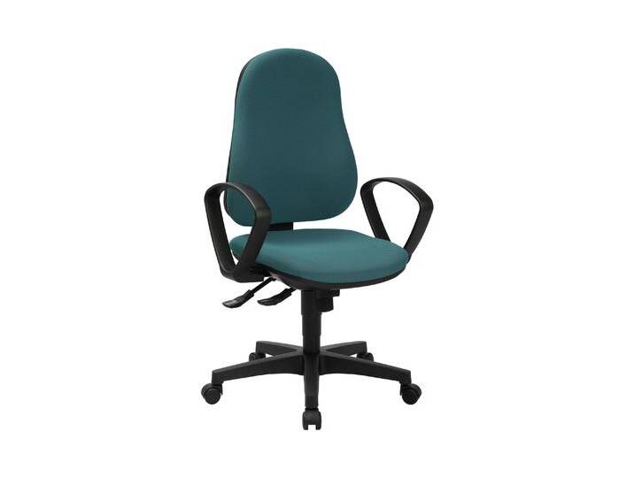 Topstar Stuhl »Support SY« - 60x80x38cm - petrol - Polyester / Kunststoff / Holz von Topstar