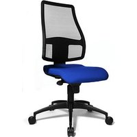 Topstar Bürostuhl Syncro Net, SN100 T38 Stoff blau, Gestell schwarz von Topstar