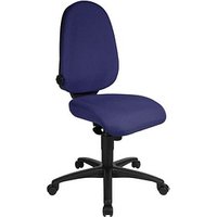 Topstar Bürostuhl Syncro Pro 5, S500 G26S Stoff blau, Gestell schwarz von Topstar