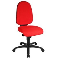 Topstar Bürostuhl Syncro Pro 5, S500 G21 Stoff rot, Gestell schwarz von Topstar