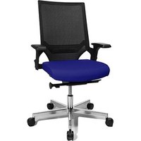 Topstar Bürostuhl T300, TA309A T380 Stoff blau, Gestell alu von Topstar