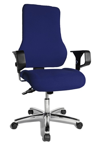 Topstar Bürostuhl Top Point SY Deluxe inkl. Armlehnen blau von TOPSTAR