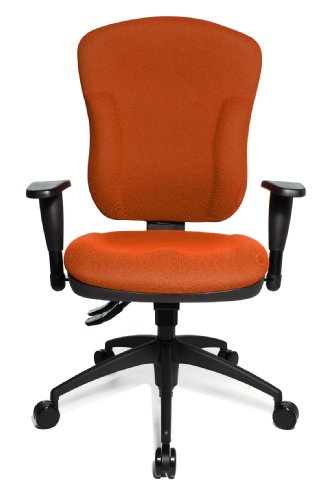 Topstar Bürostuhl Wellpoint 30 SY inkl. Armlehnen orange von TOPSTAR