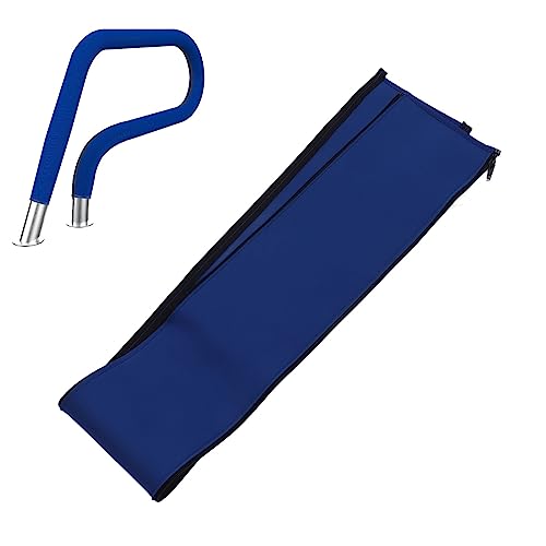 Pool-Handlaufabdeckungen, Terrassengeländerabdeckung mit Reißverschluss, Hülle für Schwimmbäder, Handlauf für Leiterständer im Boden, rutschfest, kühl und hitzebeständig (4ft) von Topyond