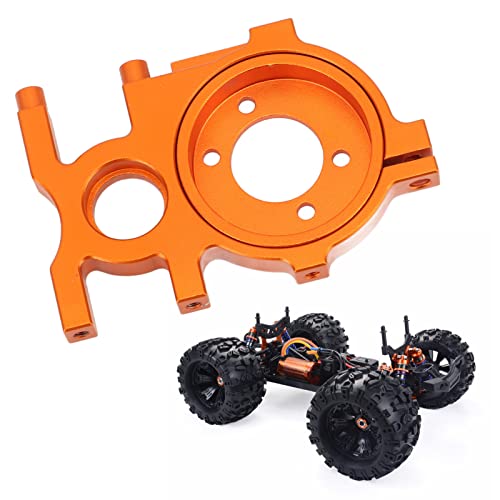 Topyond Aluminium-Motorhalterungen, Orangefarbenes Aluminium RC Car Motorhalterungsset Mit Schrauben Für ZD Racing 1/8 RC-Car von Topyond