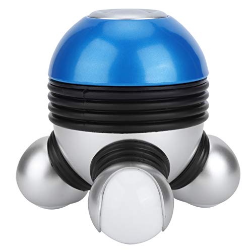 Topyond Mini-Handmassagegerät, Körper-Tiefengewebe-Vibrationsmassagegerät Mit LED-Licht, Persönliches Massagegerät, Vibrations-Handvibrator Für Muskeln(Blau) von Topyond