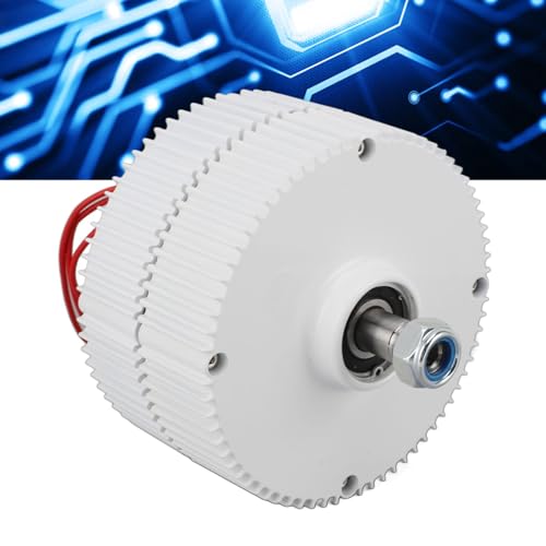 Topyond Permanent Magnet Generator, Wind Generator 24V Dual Axes 3 Phase AC Synchronous Alternator Powering Windmill Water Turbine Generators for Renewable Energy Systems (400w) von Topyond