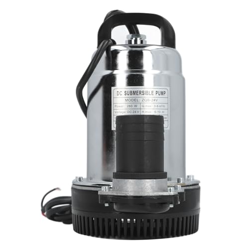 Topyond Submersible Pump DC 24V 260W,Solar Water Pump with Three Outlet Connector, 19.7-32.8 FTLift, for Farm, Ranch Topyond Submersible Pump DC 24V 260W,Solar Water Pump with Three Outlet Connector, 19.7-32.8 FTLift, for Farm, Ranch von Topyond