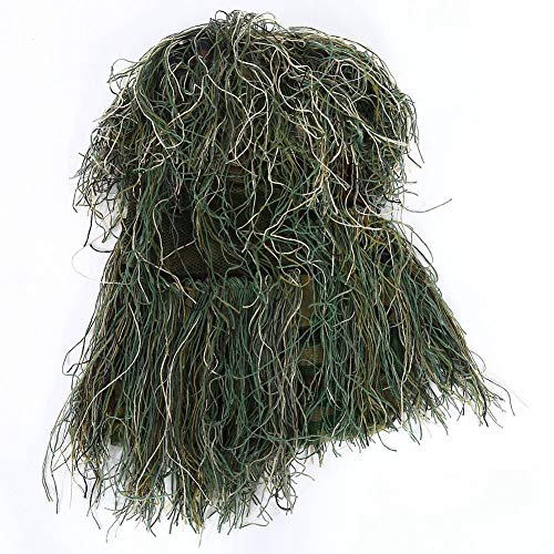 Topyond Taktische Tarn-Ghillie-3D-Gras-Kopfbedeckung,Individueller Hut Mit Synthetischem Fasermaterial,Multifunktionale Tarnung Topyond Taktische Tarn-Ghillie-3D-Gras-Kopfbedeckung,Individueller Hut Mit Synthetischem Fasermaterial,Multifunktionale Tarnung von Topyond