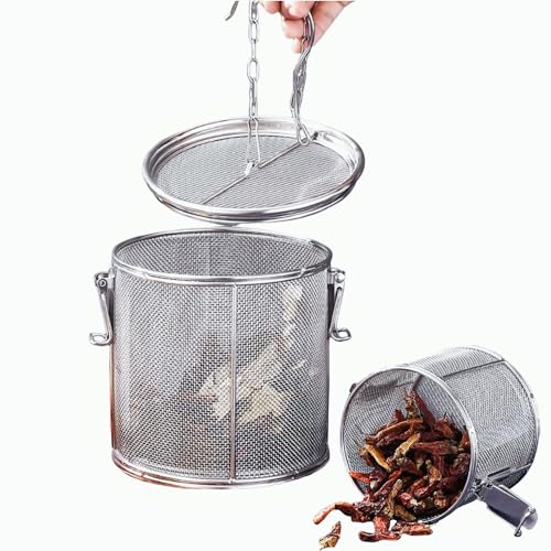 Topyond Teefilter Tee Zubehör Teesieb für Teekanne Tea Infuser Teeei für losen Extra Feinmaschiges Tee Ei Für Losen Tee Gewürzsieb Mit Verlängertem Kettenhaken Teesieb Zum Aufbrühen von Tee Gewürzen von Topyond