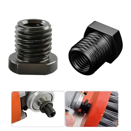 TorSor Winkelschleifer-Aufsatzadapter M10 auf M14 + M10 auf M16 Gewindeschaft, Konverter-Dorn Anschlussadapter für Diamant-Polierpads, Stützkissen, Rotationspolierer, Bohrer, 2 Stück TorSor Winkelschleifer-Aufsatzadapter M10 auf M14 + M10 auf M16 Gewindeschaft, Konverter-Dorn Anschlussadapter für Diamant-Polierpads, Stützkissen, Rotationspolierer, Bohrer, 2 Stück von TorSor