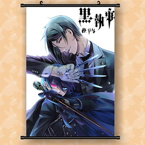 Rollbild/Kakemono aus Stoff/Poster Anime Black Butler Farbe 3D wandkunst wand-deko -40*60CM von Torchic