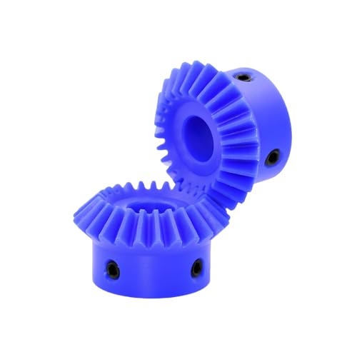 1 Stück 1 Module 15/20/25/30Z blaues Nylon-Kegelrad für Motor, Geschwindigkeitsverhältnis 1:1, Bohrung 4mm 1 Stück 1 Module 15/20/25/30Z blaues Nylon-Kegelrad für Motor, Geschwindigkeitsverhältnis 1:1, Bohrung 4mm von Torehueju