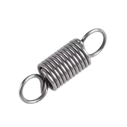 10 Stück 1x6x40mm Federstahl-Zugfedern mit Haken für Haushaltsgeräte und Möbel, Drahtdurchmesser 1mm, Außendurchmesser 6mm, Länge 40mm von Torehueju