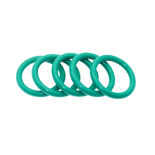 50 Stück 3x6,6x1,8mm grüne Fluorkautschuk-Ölbeständige Dichtungs-O-Ringe, Außendurchmesser 6,6mm, Innendurchmesser 3mm, Querschnittsdurchmesser 1,8mm von Torehueju