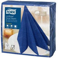 TORK Servietten 39,0 x 39,0 cm 1-lagig mitternachtsblau von Tork