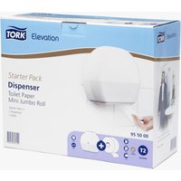 TORK Toilettenpapierspender-Set Elevation T2 Mini 1 Rolle weiß TORK Toilettenpapierspender-Set Elevation T2 Mini 1 Rolle weiß von Tork