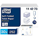Tork Premium Recycelt 100% Toilettenpapier T3 2-lagig 114273 30 Stück à 252 Blatt von Tork