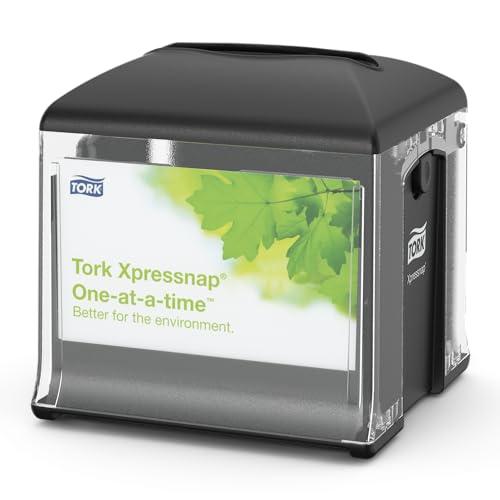 Tork Xpressnap Servietten, Kunststoff, Schwarz, 1 von Tork