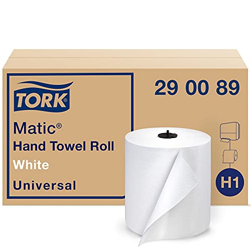 Tork 290089 Advanced einlagigen Hand Rolle Handtuch, weiß (6 Stück) von Tork