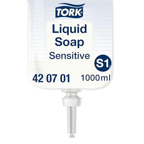 Tork Sensitive Hand Flüssigseife S1, dermatologisch getestet, 1 x 1000 ml, 420701 von Tork