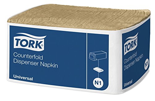 Tork Counterfold Spenderserviette Natur, 24 x 300 Servietten, 478094 von Tork