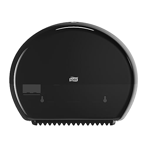 Tork Spender für Mini-Jumbo-Toilettenpapier Schwarz T2, geschlossen, Elevation Linie, 555008 Tork Spender für Mini-Jumbo-Toilettenpapier Schwarz T2, geschlossen, Elevation Linie, 555008 von Tork