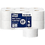 Tork Advanced Mini Jumbo Toilettenpapier T2 2-lagig 120280 12 Rollen à 850 Blatt von Tork