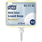 Tork Premium Mild Mini Flüssigseife Flüssig Frisch S2 Hellgelb 420502 475 ml von Tork