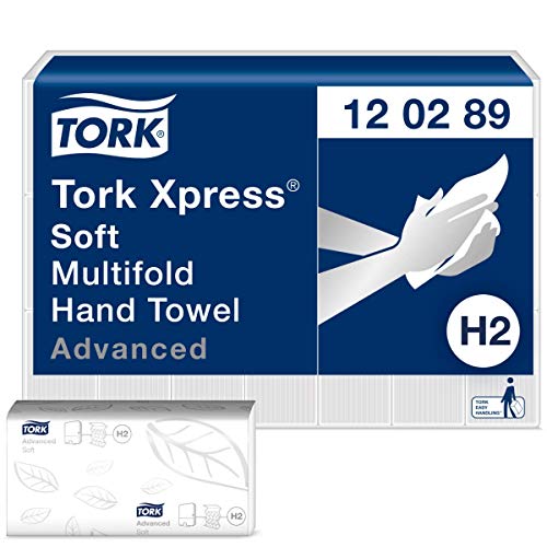 TORK 120289 Xpress Multifold Advanced Papierhandtücher (L x B) 25.5cm x 21.2cm Weiß 21 x 180 Bl./P von Tork