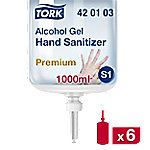 Tork Handdesinfektionsmittel Nachfüllung S1 Premium Alkoholgel 1 L 6 Stück von Tork