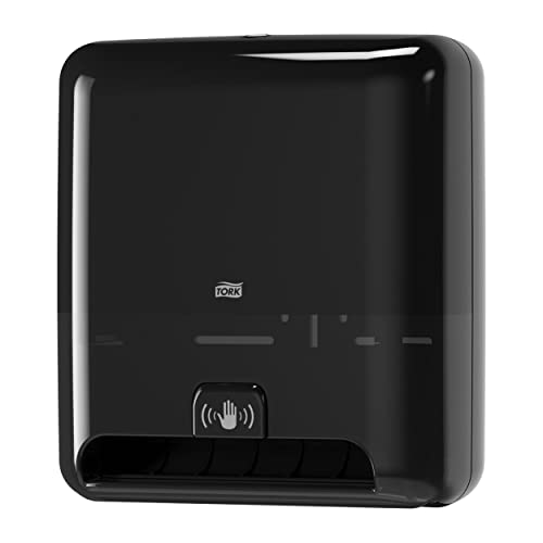 Tork Matic Automatischer Spender für Rollenhandtücher Schwarz H1, Einzeltuchentnahme, Elevation Design, 551108 Tork Matic Automatischer Spender für Rollenhandtücher Schwarz H1, Einzeltuchentnahme, Elevation Design, 551108 von Tork