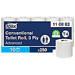Tork Advanced Toilettenpapier T4 3-lagig 110883 10 Rollen à 250 Blatt von Tork