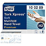Tork Xpress Premium Falthandtücher H2 M-falz Weiß 2-lagig 100289 21 Stück à 150 Blatt von Tork