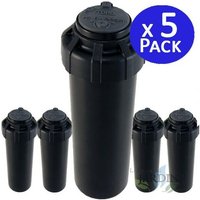 Toro - 5 Stück Versenkregner Turbinen Rasensprengern T5T rs. Reichweite 7,6 bis 15,2 Meter. Weibliches Gewinde 3/4'' von Toro