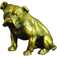 Handgemachte Massive Schwere Bronze Figur Skulptur Der Bulldogge British Frenchy von TorontoTrader