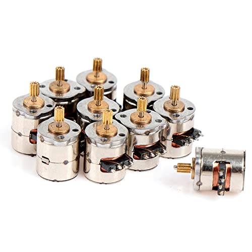 10 Stück/Paket Mini-Stepper Motor 2 Phasen 4 Drähte Motor Stepper Miniatur mit Getriebe Mini Motor Spielzeug Motor Basteln 10 Stück/Paket Mini-Stepper Motor 2 Phasen 4 Drähte Motor Stepper Miniatur mit Getriebe Mini Motor Spielzeug Motor Basteln von Torribala