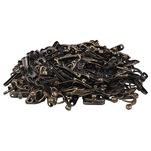Torribala 100 Stück Vintage Möbel Metall Hardware Holzbox Ledertasche Hardware Schnappverschluss Vorhängeschloss Hasp inkl von Torribala