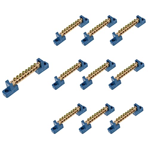 Torribala 8 Terminal Bus Bar Terminal Block 10 Pack Terminal eine Schraube zur Versorgung einer Erde für Boote für Autos Torribala 8 Terminal Bus Bar Terminal Block 10 Pack Terminal eine Schraube zur Versorgung einer Erde für Boote für Autos von Torribala
