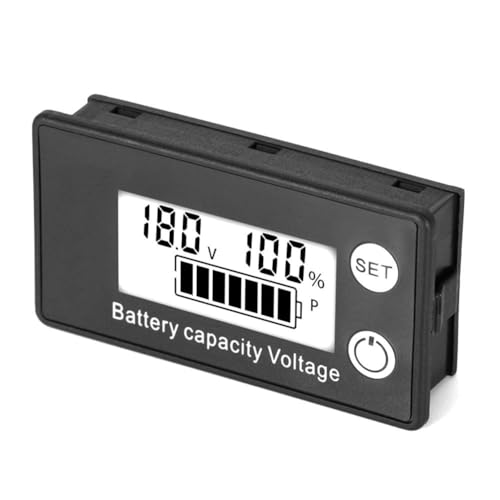Torribala Digitales Anzeigemodul der Lithium-Batterie zur Erkennung der Stromversorgung des Autobatterie-Ladegeräts des LCD-Voltmeters mit Flüssigkristallen von 8-100 V, langlebig Torribala Digitales Anzeigemodul der Lithium-Batterie zur Erkennung der Stromversorgung des Autobatterie-Ladegeräts des LCD-Voltmeters mit Flüssigkristallen von 8-100 V, langlebig von Torribala