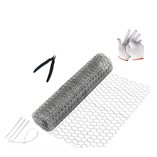Torribala Floral Chicken Wire Hexagonal Chicken Wire Zaun, geeignet für Garten-Handwerksprojekte von Torribala