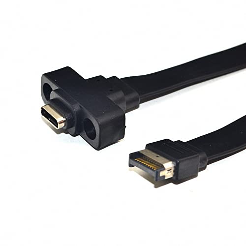 Torribala USB 3.1 Panel Typ E Stecker auf USB-C Typ C Verlängerungskabel Computer Mainboard Anschluss Kabel Line, 80 cm Torribala USB 3.1 Panel Typ E Stecker auf USB-C Typ C Verlängerungskabel Computer Mainboard Anschluss Kabel Line, 80 cm von Torribala