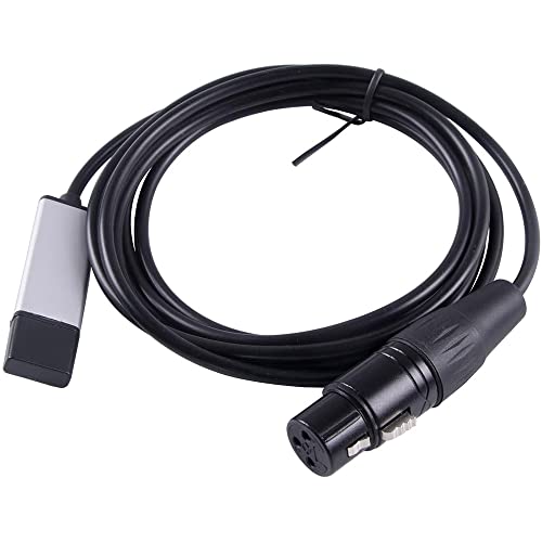 Torribala USB-Schnittstellenadapter auf DMX512, Beleuchtungsszene, Computer-Dimmer, USB-LED-Schnittstelle DMX512 mit CD von Torribala