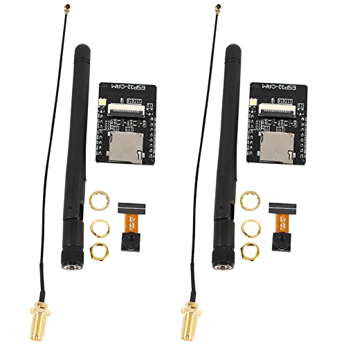 Torsten 2X ESP32-CAM ESP32-S WiFi Bluetooth-Karte OV2640 2MP Wireless-Kameramodul TF-Kartensteckplatz mit 2.4G SMA-Antenne für von Torsten
