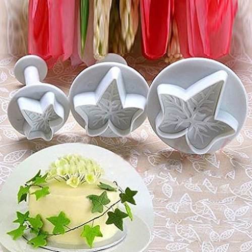Efeu Ausstecher Set von Torten Deko Shop